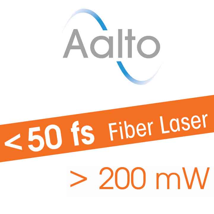 Ultrafast fiber laser for biophotonics, multiphoton microscopy, neuroscience, optogenetics - Aalto- sub 40 fs - 250 mW