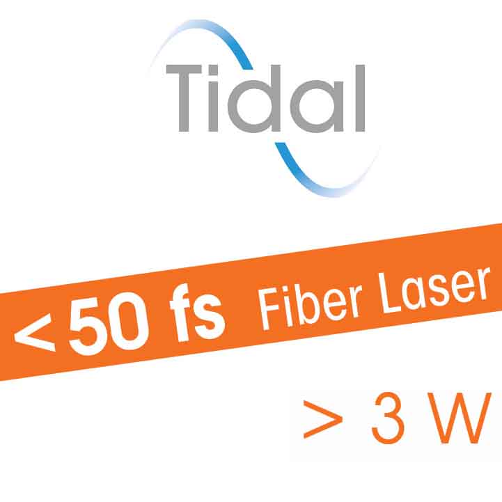 Ultrafast fiber laser for biophotonics, multiphoton microscopy, neuroscience, optogenetics - Tidal - sub 40 fs - 3 W